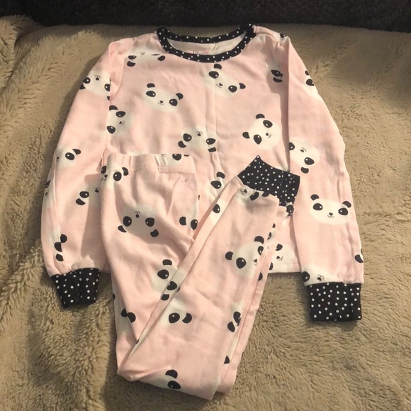 🎉4 for $20 The Children’s Place Pink Panda Pajama Set, size 5 - Picture 1 of 6